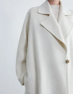 Brushed Cashmere Double Face Oversized Coat