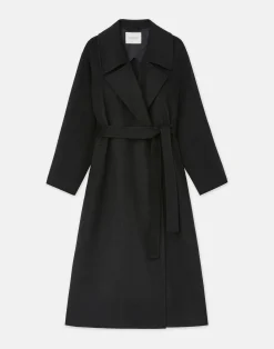 Camel Hair Oversized Trench Coat