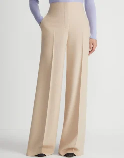 Camel Hair Thames Wide Leg Pant