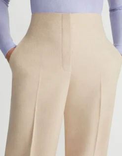 Camel Hair Thames Wide Leg Pant