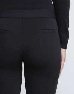 Compact Stretch Viscose Waldorf Flared Pant