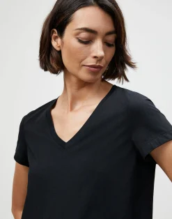 Cotton Jersey Modern V-Neck Tee