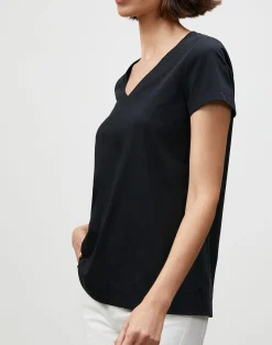 Cotton Jersey Modern V-Neck Tee