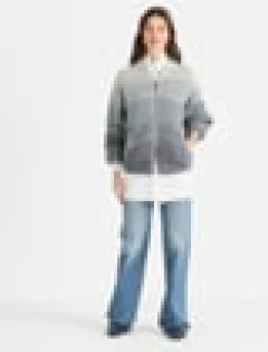 Denim Yarn & Organic Chambray Reversible Bomber