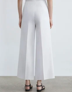 Finesse Crepe Franklin Wide Leg Ankle Pant