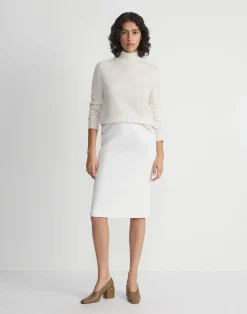 Finesse Crepe Pencil Skirt