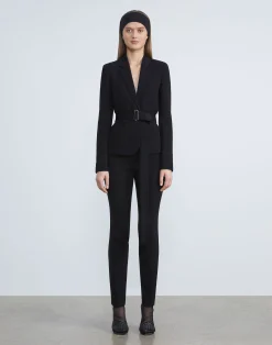 Finesse Crepe Single Button Blazer