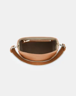 Grained Calfskin Leather 8 Knot Hobo—Small