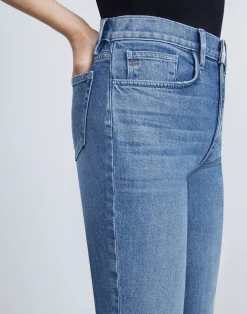 L148 Denim Mott Flared Ankle Jean