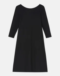 Lightweight Punto Milano A-Line Shift Dress