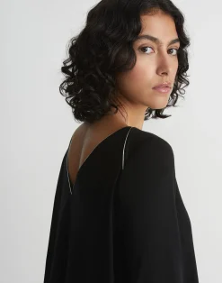 Lightweight Punto Milano A-Line Shift Dress