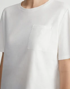 Linen-Cotton Jersey Pocket T-Shirt