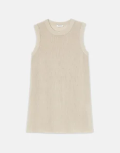 Mercerized Cotton Ribbed Tunic