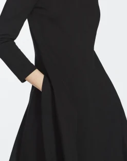 Punto Milano Flared Midi Dress