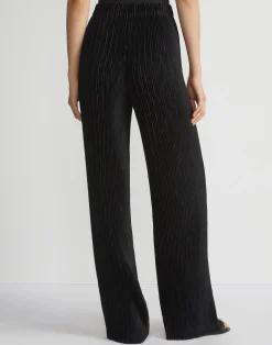 Recycled Poly Satin Plissé Parkside Pant