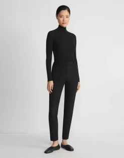 Responsible Fine Gauge Merino Ribbed Mockneck Sweater
