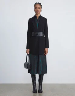 Responsible Finesse Crepe Peak Lapel Jacket