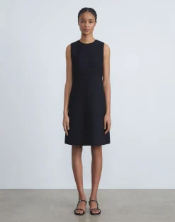 Responsible Wool Nouveau Crepe Sleeveless Dress