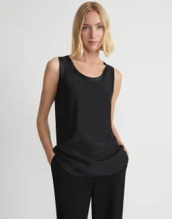 Silk Charmeuse Reversible Perla Blouse