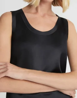 Silk Charmeuse Reversible Perla Blouse