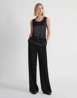 Silk Charmeuse Reversible Perla Blouse