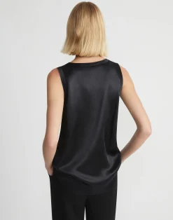 Silk Charmeuse Reversible Perla Blouse