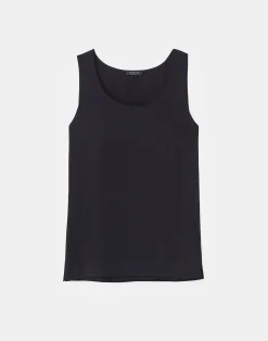 Silk Double Georgette Sleeveless Blouse