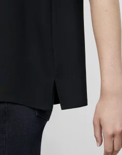 Silk Double Georgette Sleeveless Blouse