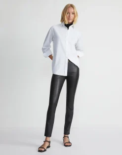 Silky Stretch Nappa Leather Mercer Pant