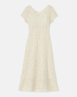 Soutache Embroidered Cotton Dress