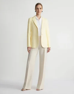 Stretch Cotton Notch Collar Shirt