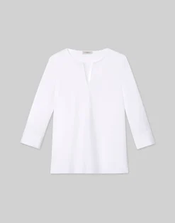 Stretch Cotton Popover Shirt