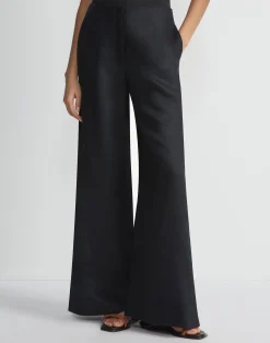 Vintage Linen Franklin Split Wide Leg Pant
