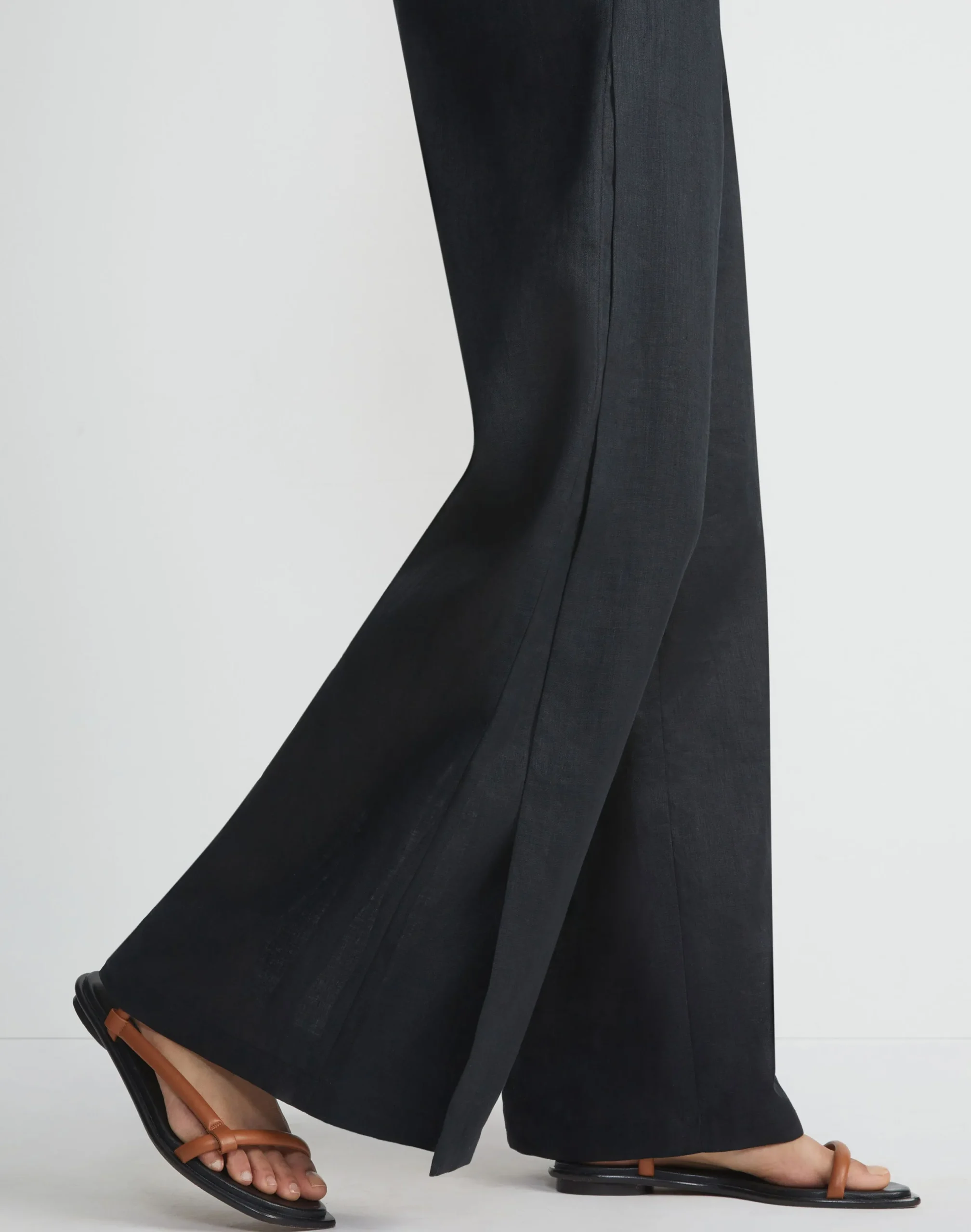 Vintage Linen Franklin Split Wide Leg Pant